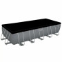 Basen stelażowy (640x274x132 cm) z filtrem piaskowym, drabinką i pokrywą Bestway 5612B