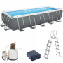 Basen stelażowy (640x274x132 cm) z filtrem piaskowym, drabinką i pokrywą Bestway 5612B