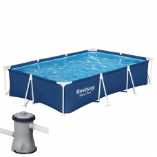 Basen stelażowy (300х201х66 cm) z filtrem wkładowym Bestway 56411 