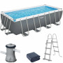 Basen stelażowy (488х244х122 cm) z filtrem wkładowym, drabinką i pokrywą  Bestway 56670  
