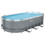 Basen stelażowy (549х274х122 cm) z filtrem wkładowym, drabinką i pokrywą Bestway 56710