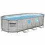 Basen stelażowy (549х274х122 cm) z filtrem wkładowym, drabinką i pokrywą Bestway 56716