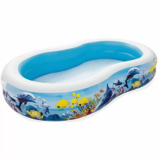 Basen dmuchany dla dzieci (262x157x46 cm) Bestway 54118 Rybki