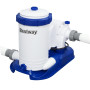 Basen stelażowy (610х132 cm) z filtrem wkładowym, drabinką i pokrywą Bestway 561FM